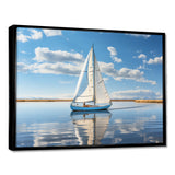 Sailboat Sailing Serenity I - Boat Sailing Canvas Wall Art