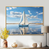 Sailboat Sailing Serenity I - Boat Sailing Canvas Wall Art