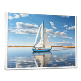 Sailboat Sailing Serenity I - Boat Sailing Canvas Wall Art