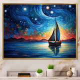 Sailboat Sailors Serenade - Boat Sailing Canvas Wall Art
