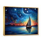 Sailboat Sailors Serenade - Boat Sailing Canvas Wall Art