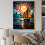 Sailboat Seafaring Dreams I - Boat Sailing Canvas Wall Art