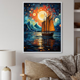 Sailboat Seafaring Dreams I - Boat Sailing Canvas Wall Art
