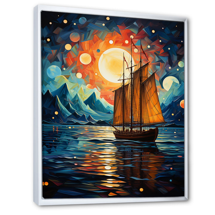 Sailboat Seafaring Dreams I - Boat Sailing Canvas Wall Art