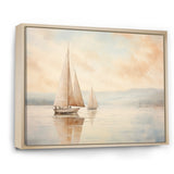 Minimalism Sailboat Serene I - Boat Sailing Canvas Wall Art