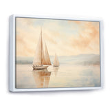 Minimalism Sailboat Serene I - Boat Sailing Canvas Wall Art
