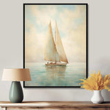 Sailboat Whispering Breezes II - Transportation Canvas Wall Art