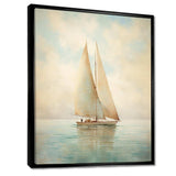 Sailboat Whispering Breezes II - Transportation Canvas Wall Art