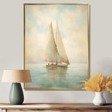 Sailboat Whispering Breezes II - Transportation Canvas Wall Art