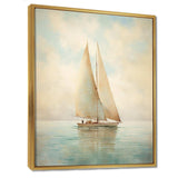 Sailboat Whispering Breezes II - Transportation Canvas Wall Art