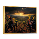 Scenic Vineyard Vibrant Harvest - Landscapes Canvas Wall Art