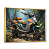 Scooter In Wild Adventure Seeker I - Scooter Canvas Wall Art