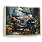 Scooter In Wild Adventure Seeker I - Scooter Canvas Wall Art