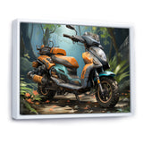 Scooter In Wild Adventure Seeker I - Scooter Canvas Wall Art