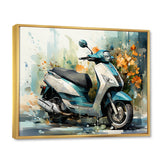 Scooter Business Class - Scooter Canvas Wall Art