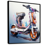 Scooter Compact Commuter I - Scooter Canvas Wall Art