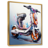 Scooter Compact Commuter I - Scooter Canvas Wall Art