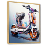 Scooter Compact Commuter I - Scooter Canvas Wall Art