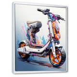 Scooter Compact Commuter I - Scooter Canvas Wall Art