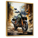 Scooter Off Road Adventurer I - Scooter Canvas Wall Art