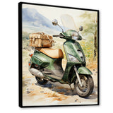Scooter Touring Companion I - Scooter Canvas Wall Art