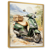 Scooter Touring Companion I - Scooter Canvas Wall Art