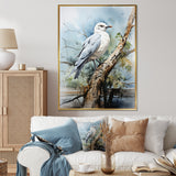 Seagull Coastal Guardian On Branch - Seagull Wall Art Prints