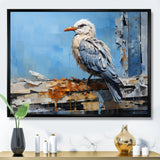 Seagull Coastal Guardian Collage - Multi-Color Seagull Wall Art