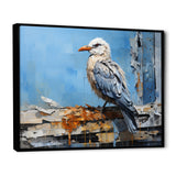 Seagull Coastal Guardian Collage - Multi-Color Seagull Wall Art