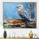 Seagull Coastal Guardian Collage - Multi-Color Seagull Wall Art