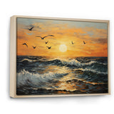 Seagulls At Beach Sunset - Seagull Wall Decor