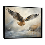 Seagull Silent Flight - Multi-Color Seagull Wall Art