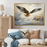 Seagull Silent Flight - Multi-Color Seagull Wall Art