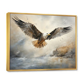 Seagull Silent Flight - Multi-Color Seagull Wall Art