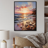 Seashell Impressionist Shores - Seashell Wall Art Prints