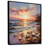 Seashell Impressionist Shores - Seashell Wall Art Prints
