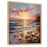 Seashell Impressionist Shores - Seashell Wall Art Prints