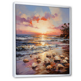 Seashell Impressionist Shores - Seashell Wall Art Prints