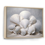 Monochromatic White Seashells - Seashell Home Decor Art
