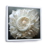 Monochromatic Seashells - Seashell Living Room Wall Art
