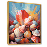 Seashells Pop Art Collage - Seashell Wall Art Prints