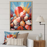Seashells Pop Art Collage - Seashell Wall Art Prints