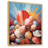 Seashells Pop Art Collage - Seashell Wall Art Prints