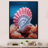 Pink Seashell Symphony - Seashell Bedroom Wall Art