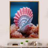 Pink Seashell Symphony - Seashell Bedroom Wall Art