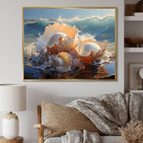 White Seashells On The Beach - Seashell Wall Decor