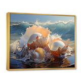 White Seashells On The Beach - Seashell Wall Decor