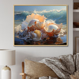 White Seashells On The Beach - Seashell Wall Decor