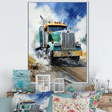 Heavy Duty Semi Truck I - Truck Canvas Wall Art