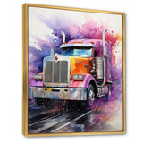 Semi Truck Speed Demon I - Truck Canvas Wall Art